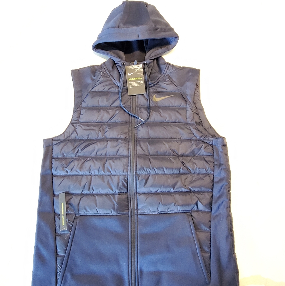 Nike Therma Winterized Full Zip Vest Hooded
